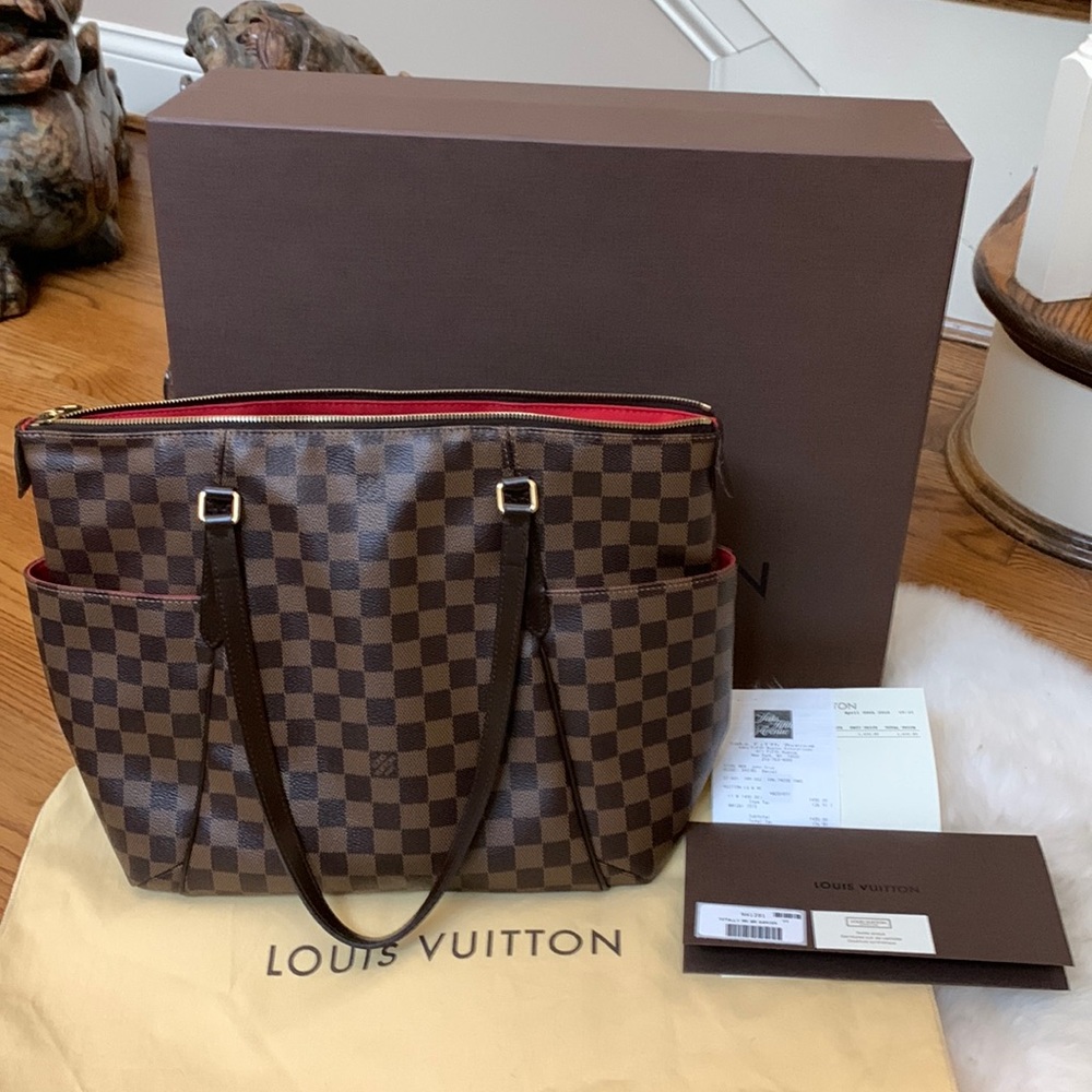 Louis Vuitton totally mm nm Damier tote bag